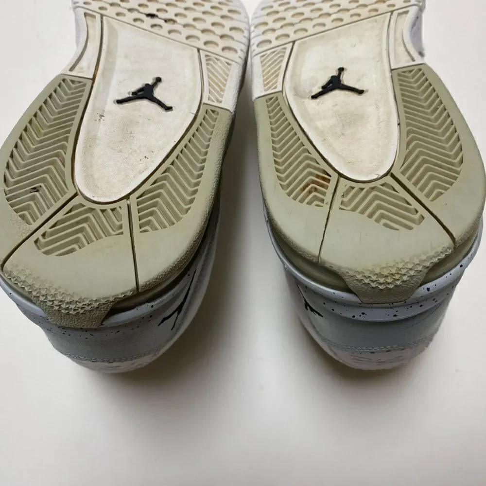 Air Jordan Flight Origin 2 Youth White|Gray Basketball Sneakers Sz 6Y-men